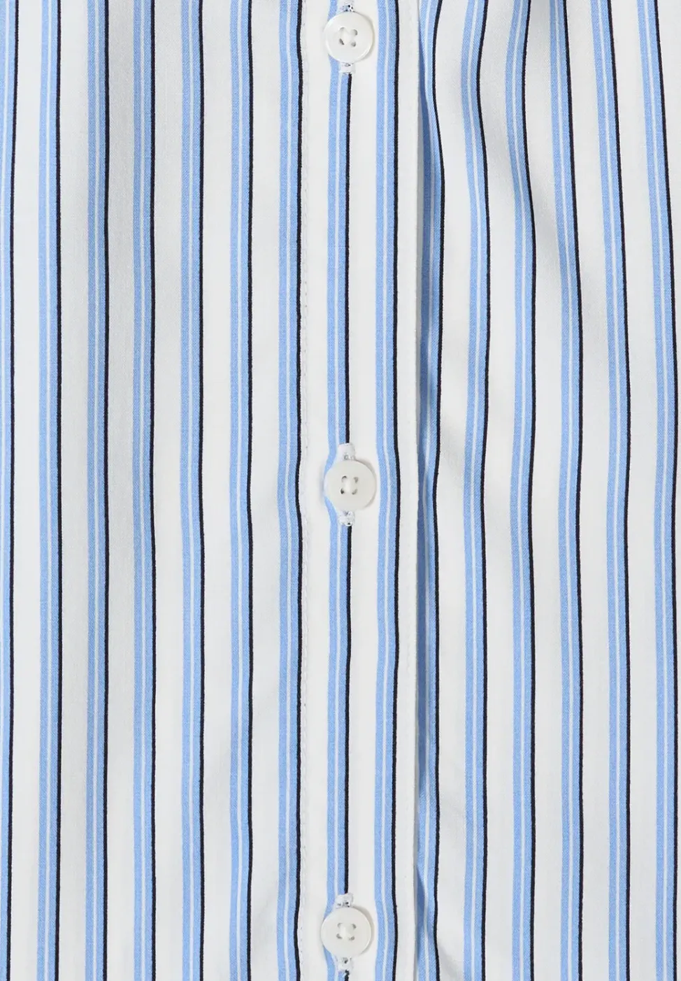 Kurzarm Bluse mit Streifenmuster