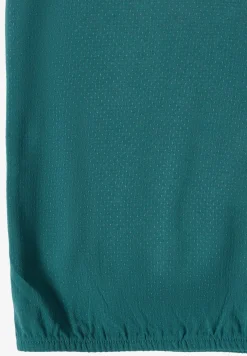Kurzarm Bluse mit Strukturmix