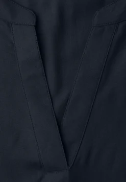 Kurzarm Bluse mit Turn-Up