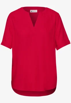 Kurzarm Bluse mit Turn-Up