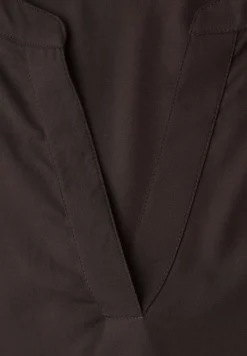 Kurzarm Bluse mit Turn-Up