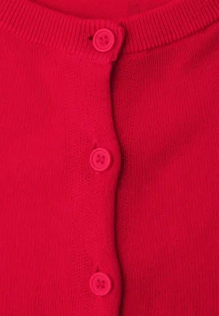 Kurzarm Cardigan mit Rundhals