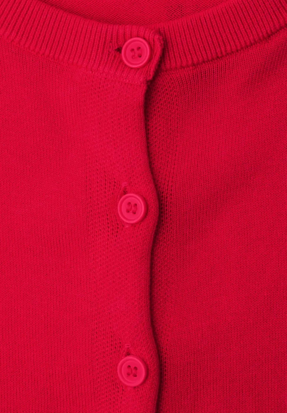 Kurzarm Cardigan mit Rundhals