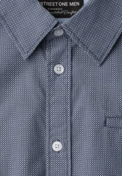 Kurzarm Hemd mit Minimal Print