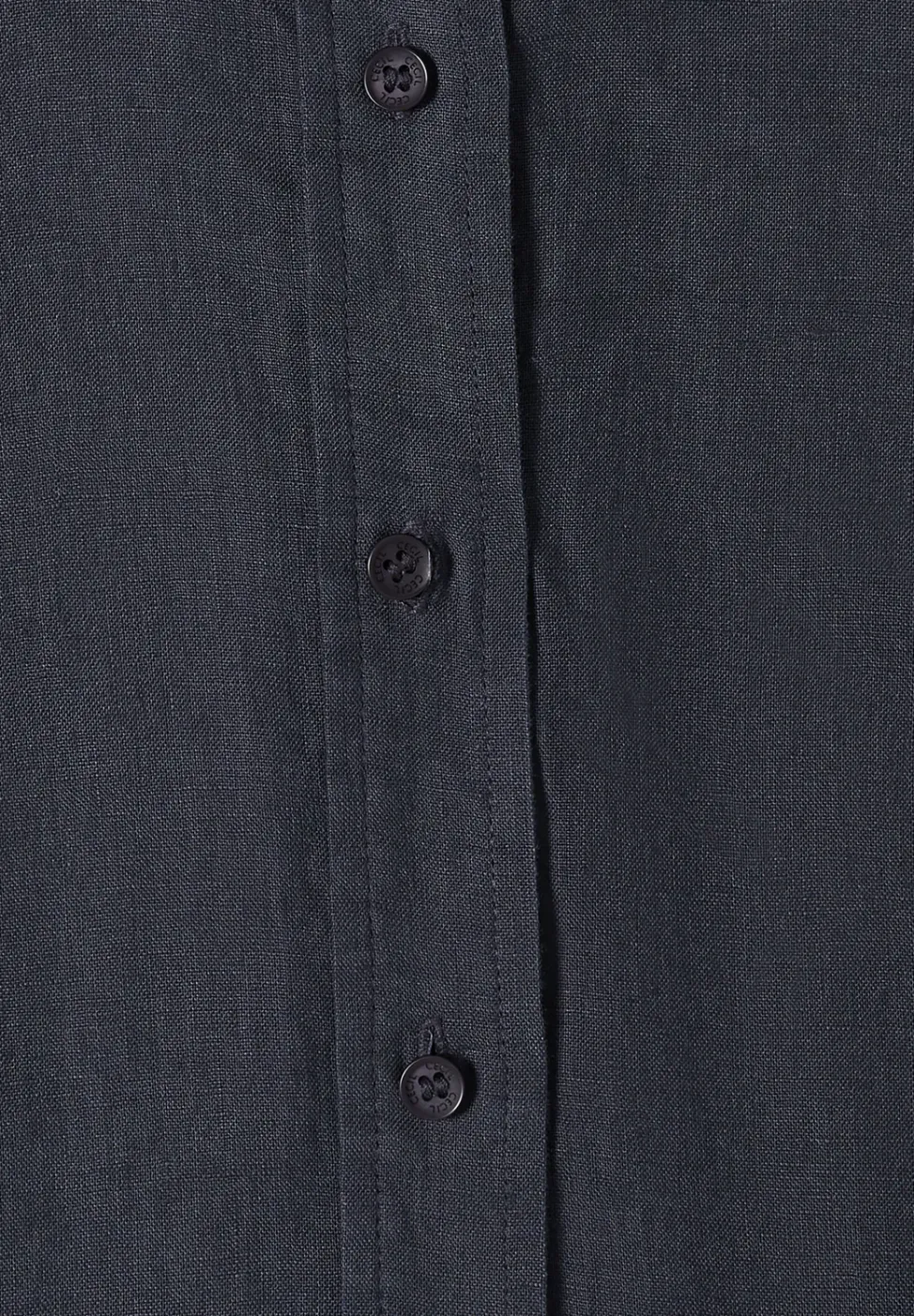 Kurzarm Hemdbluse aus reinem Leinen