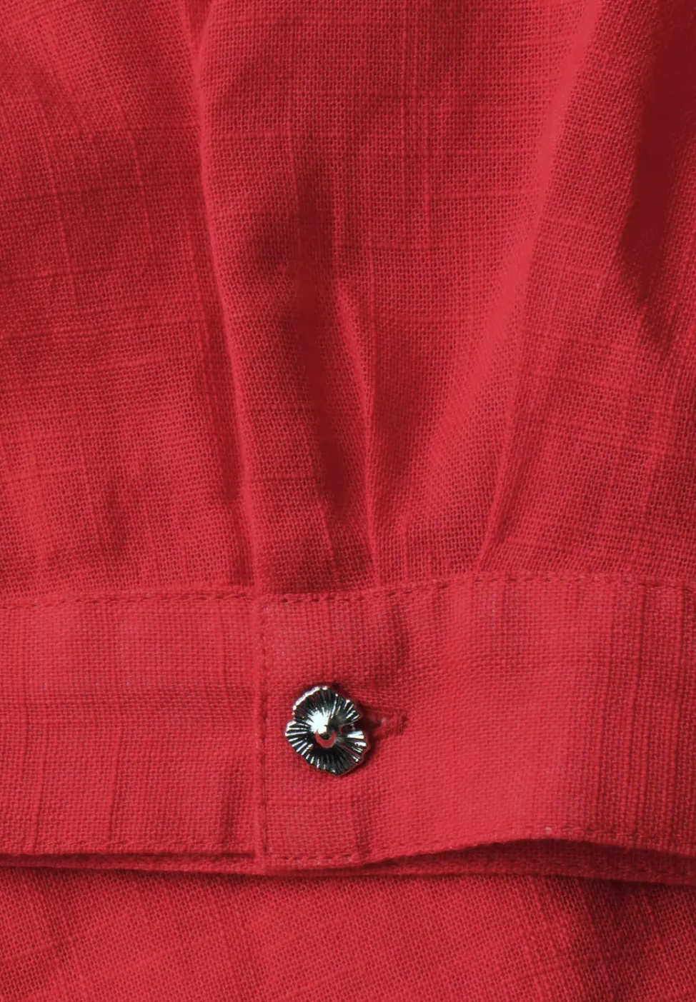 Kurzarm Hemdbluse in Unifarbe