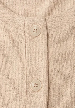 Kurzarm Jacke im Strick-Look