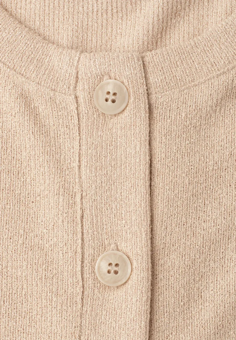 Kurzarm Jacke im Strick-Look
