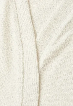 Kurzarm Jacke im Strick-Look mit Glitzer