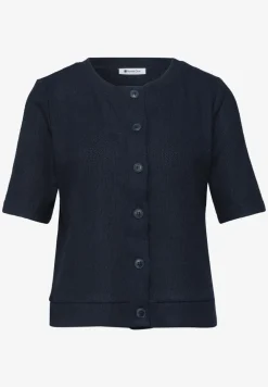 Kurzarm Jacke im Strick-Look