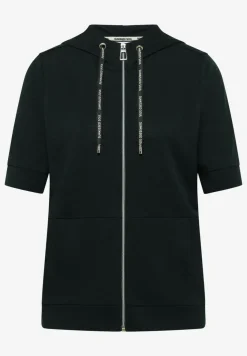 Kurzarm Jacke mit Hoodie und Zipper