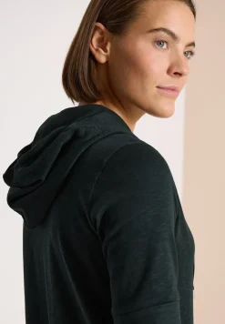 Kurzarm Jacke mit Hoodie und Zipper