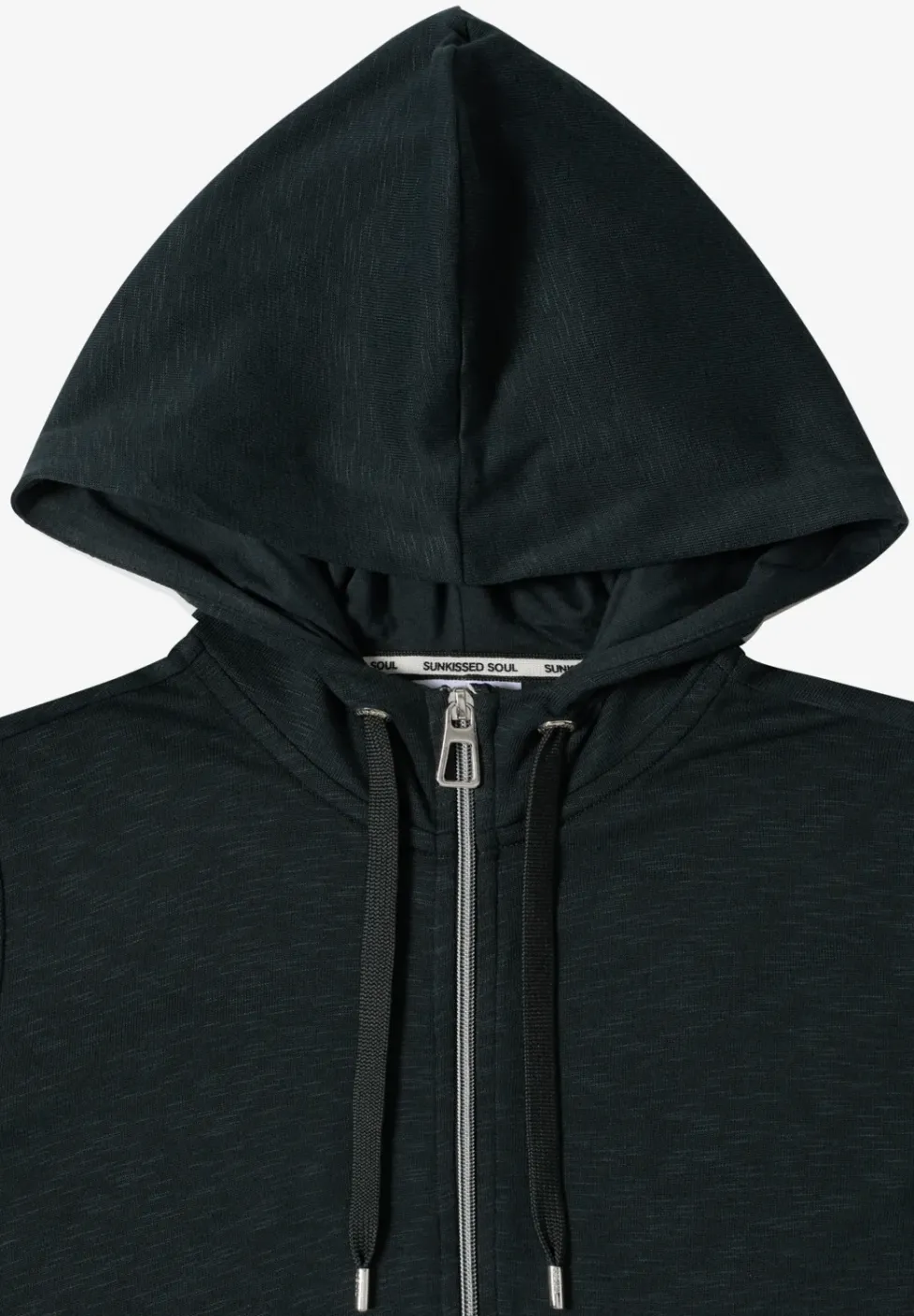 Kurzarm Jacke mit Hoodie und Zipper