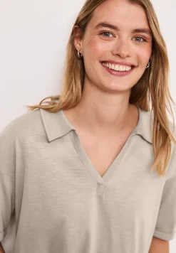 Kurzarm Poloshirt aus Jersey