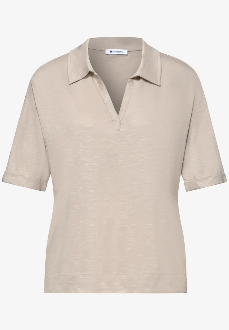 Kurzarm Poloshirt aus Jersey