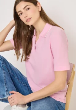 Kurzarm Poloshirt aus Piqué Ware