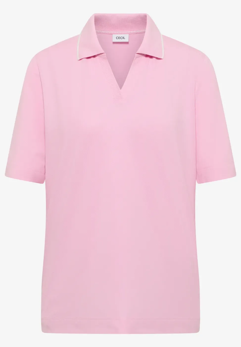 Kurzarm Poloshirt aus Piqué Ware
