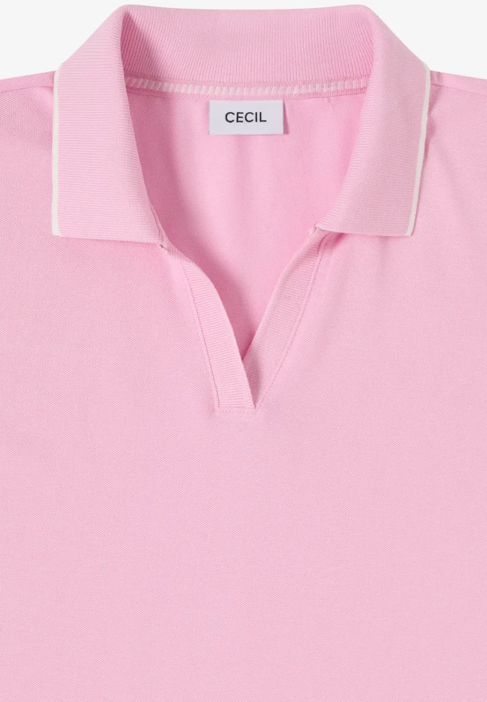 Kurzarm Poloshirt aus Piqué Ware