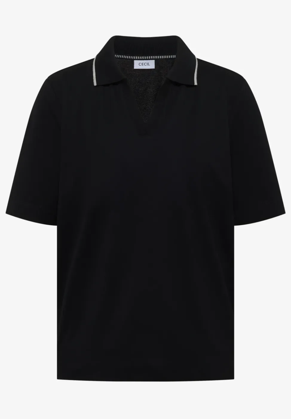 Kurzarm Poloshirt aus Piqué Ware