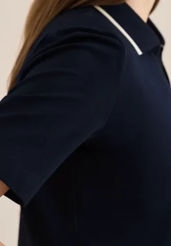 Kurzarm Poloshirt aus Piqué Ware
