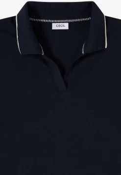 Kurzarm Poloshirt aus Piqué Ware