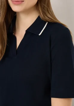 Kurzarm Poloshirt aus Piqué Ware