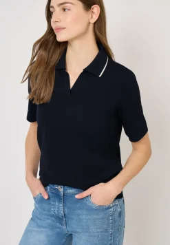 Kurzarm Poloshirt aus Piqué Ware