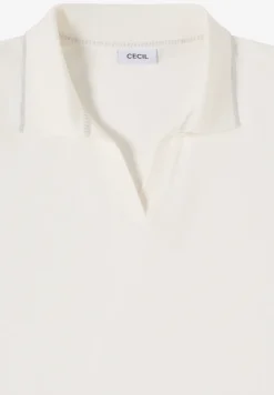 Kurzarm Poloshirt aus Piqué Ware