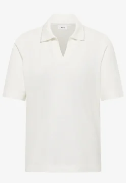 Kurzarm Poloshirt aus Piqué Ware