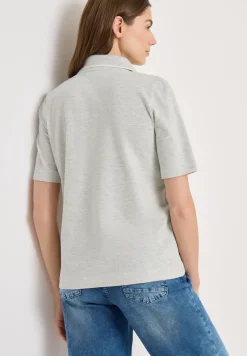 Kurzarm Poloshirt aus Piqué Ware