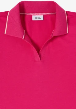Kurzarm Poloshirt aus Piqué Ware