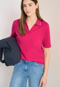 Kurzarm Poloshirt aus Piqué Ware