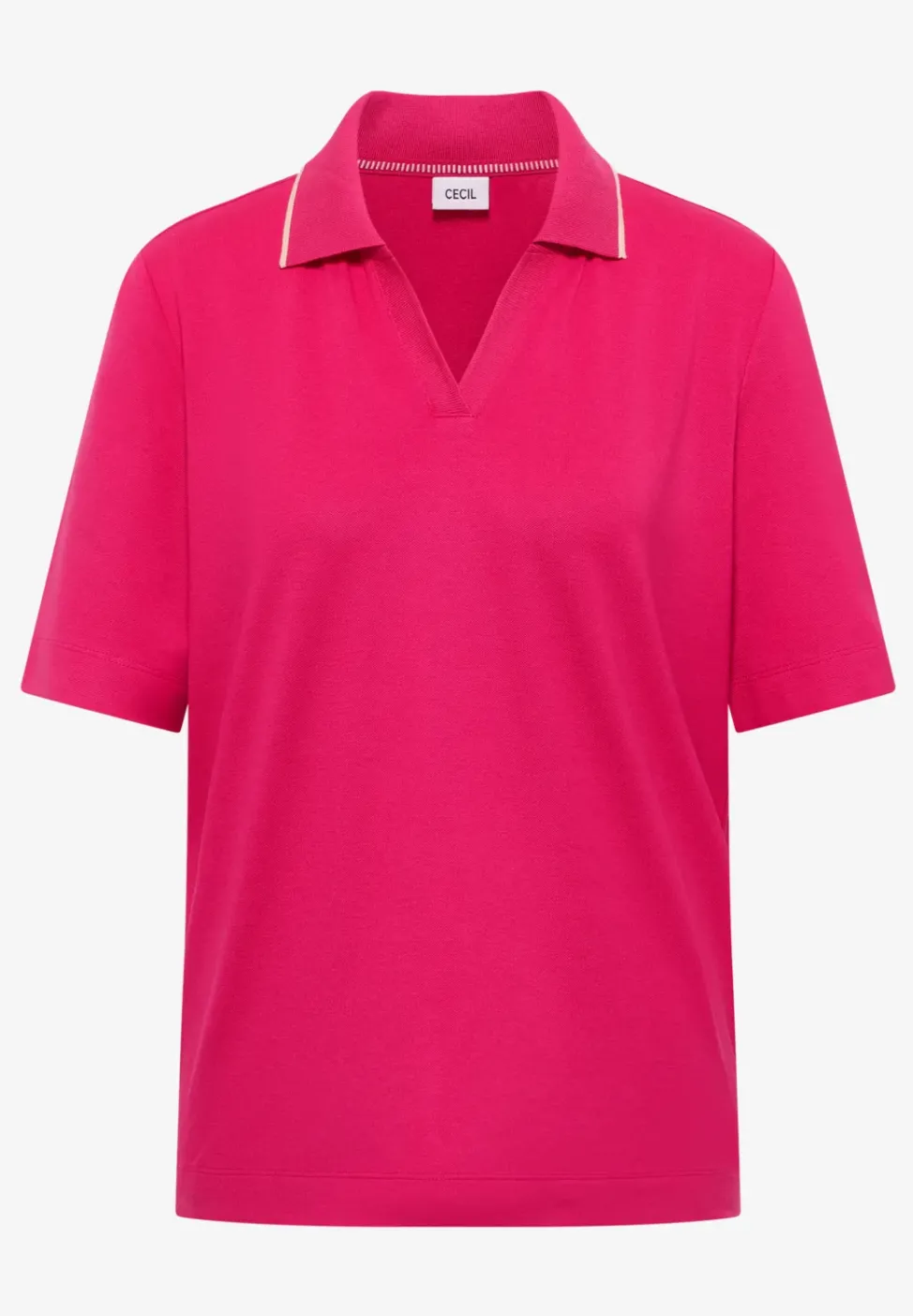 Kurzarm Poloshirt aus Piqué Ware