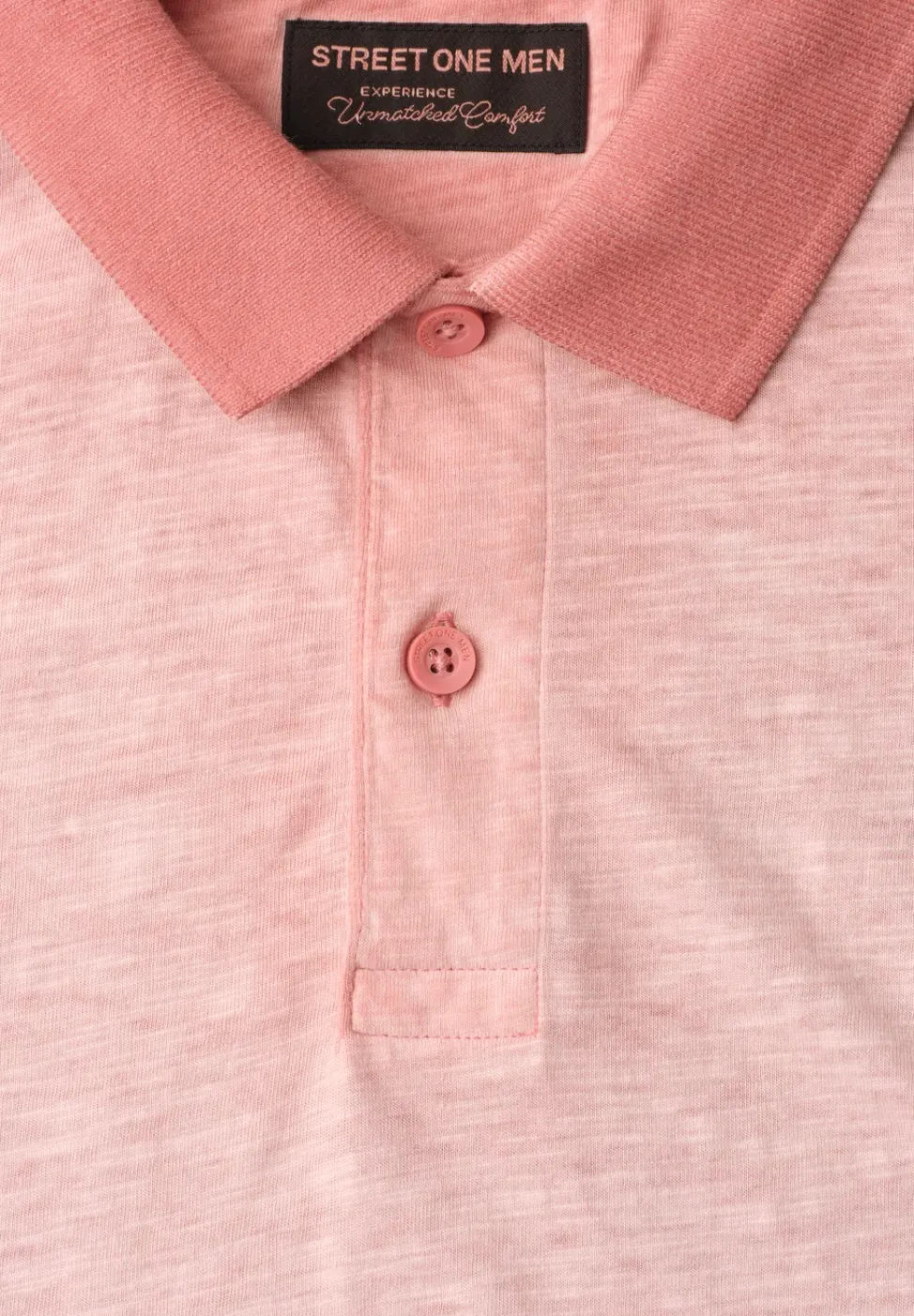 Kurzarm Poloshirt im Garment Dye Look