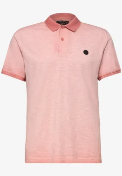 Kurzarm Poloshirt im Garment Dye Look