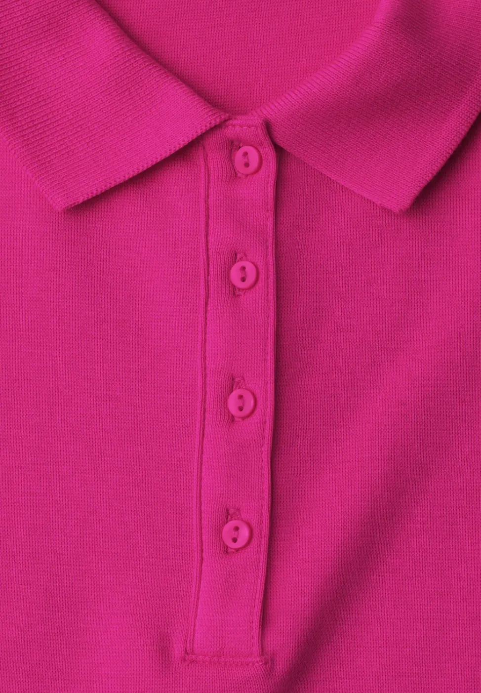 Kurzarm Poloshirt in Rippstruktur