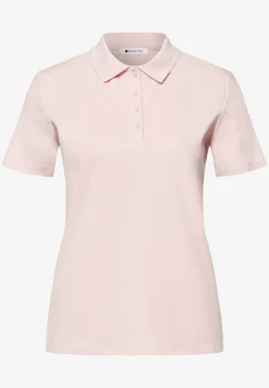 Kurzarm Poloshirt in Rippstruktur
