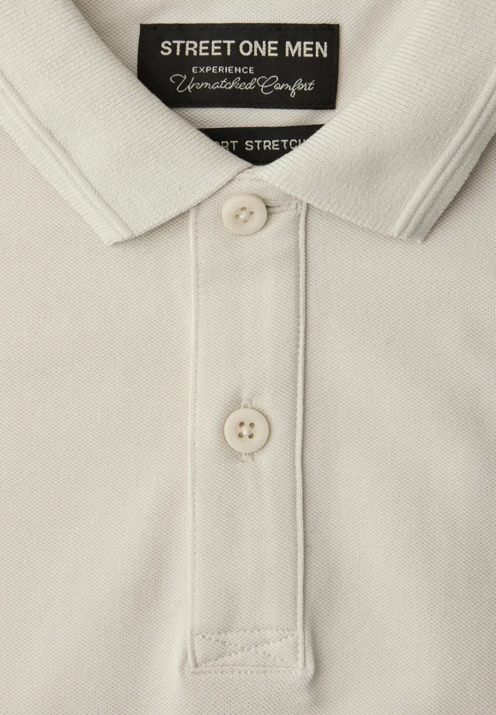 Kurzarm Poloshirt in Stretchqualität