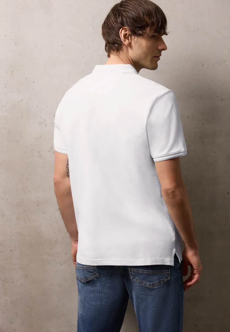 Kurzarm Poloshirt in Stretchqualität