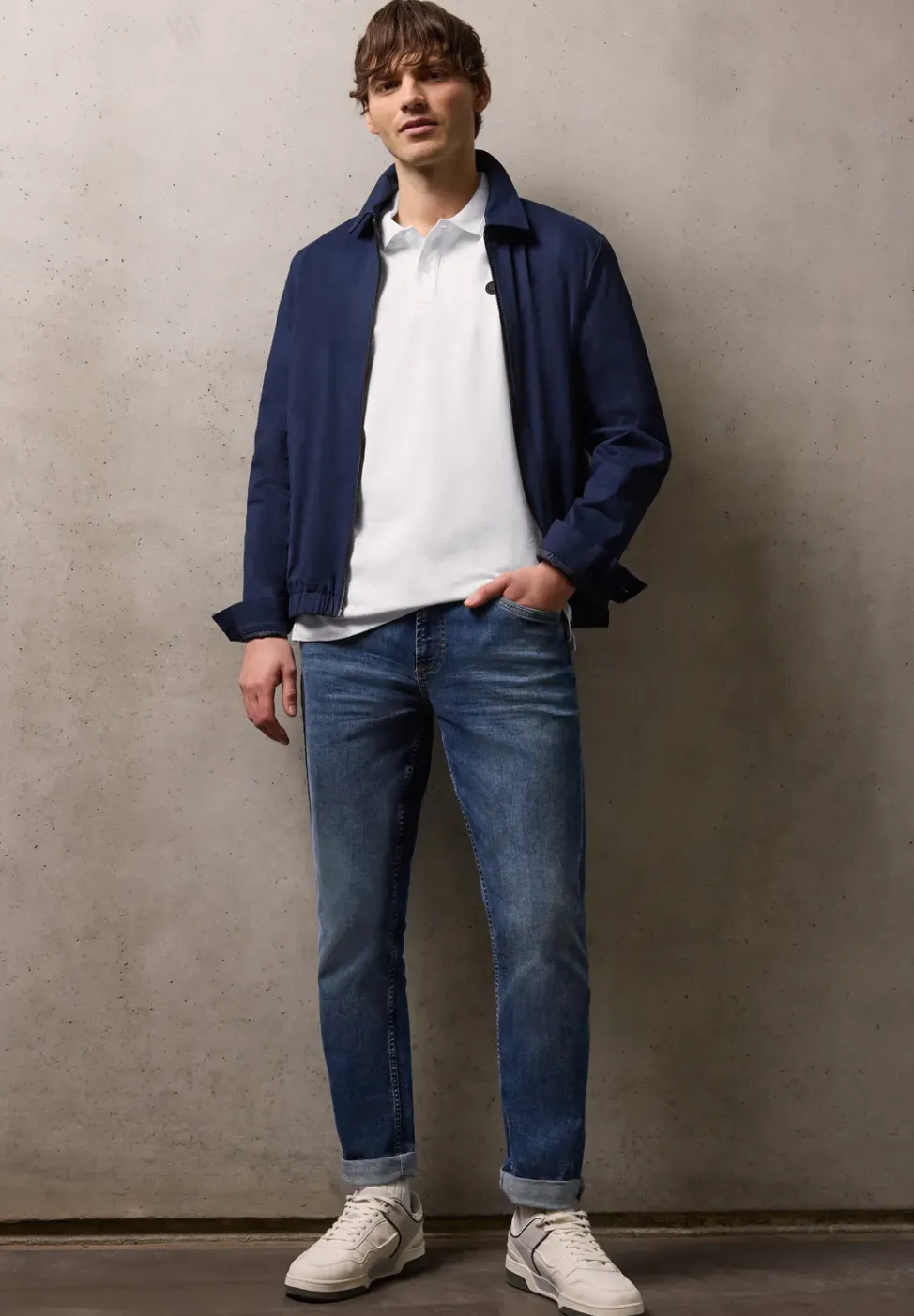 Kurzarm Poloshirt in Stretchqualität