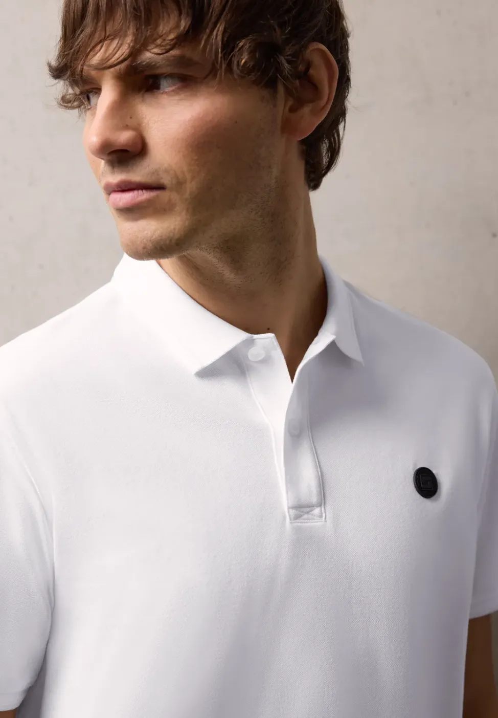 Kurzarm Poloshirt in Stretchqualität