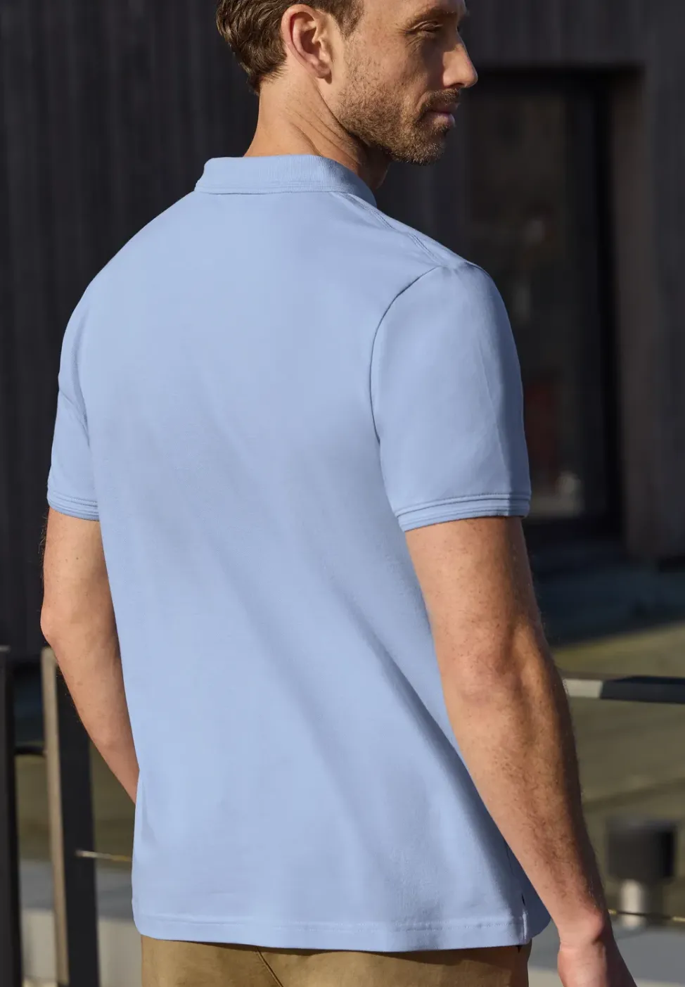 Kurzarm Poloshirt in Stretchqualität