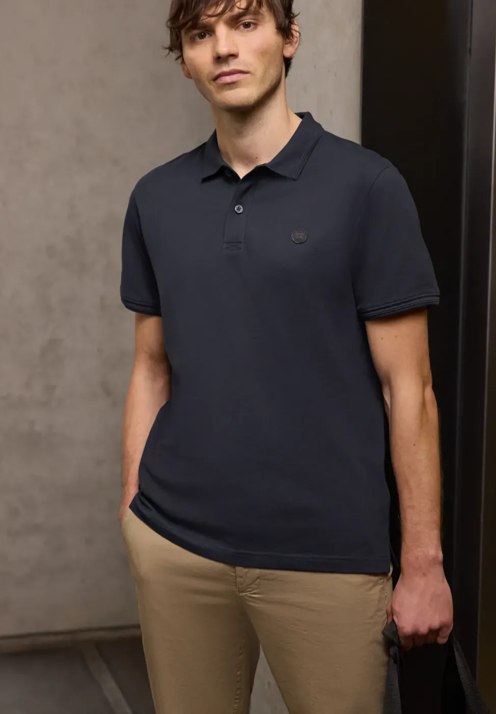 Kurzarm Poloshirt in Stretchqualität