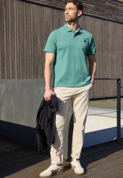 Kurzarm Poloshirt in Stretchqualität