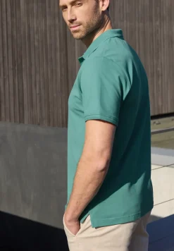 Kurzarm Poloshirt in Stretchqualität