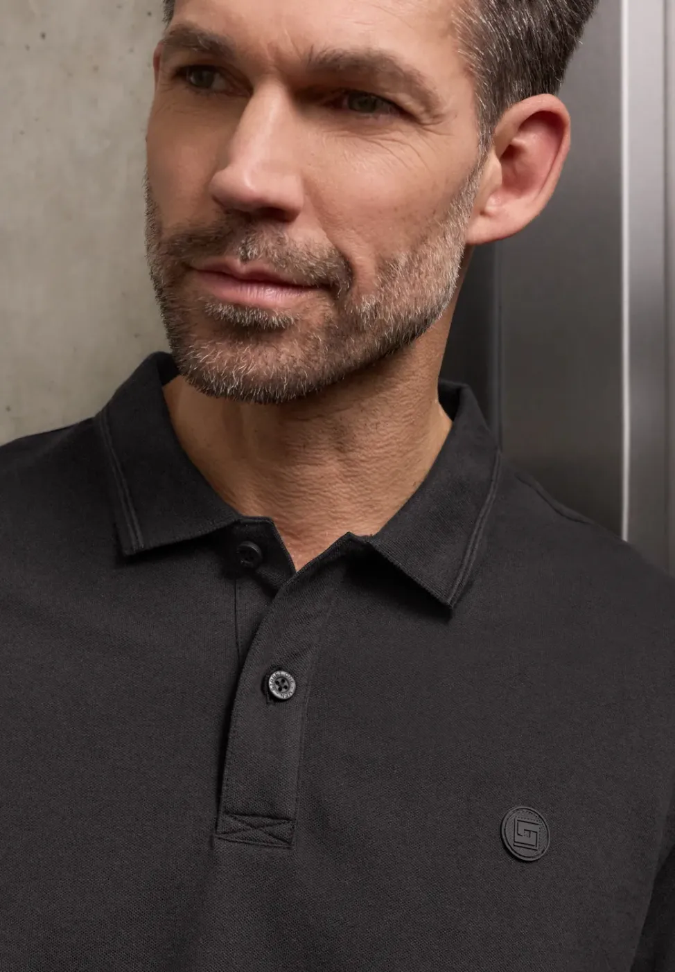 Kurzarm Poloshirt in Stretchqualität