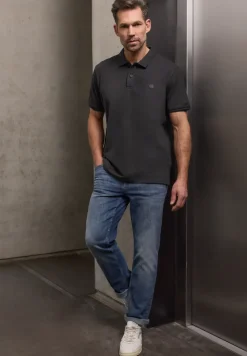 Kurzarm Poloshirt in Stretchqualität