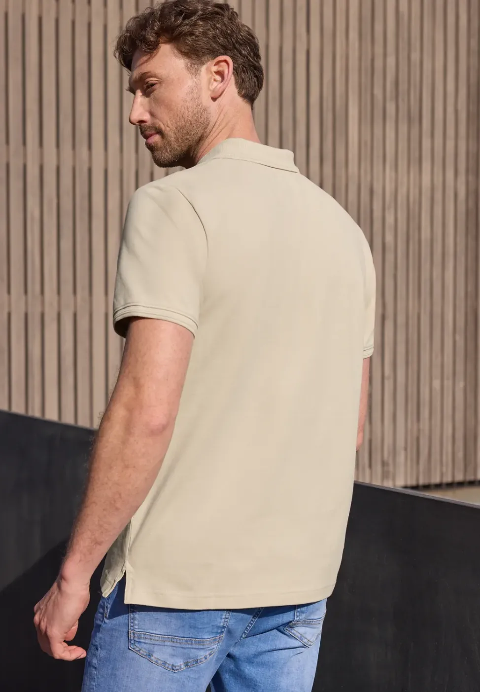 Kurzarm Poloshirt in Stretchqualität