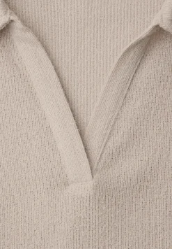 Kurzarm Poloshirt in Unifarbe