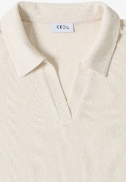 Kurzarm Poloshirt in Unifarbe